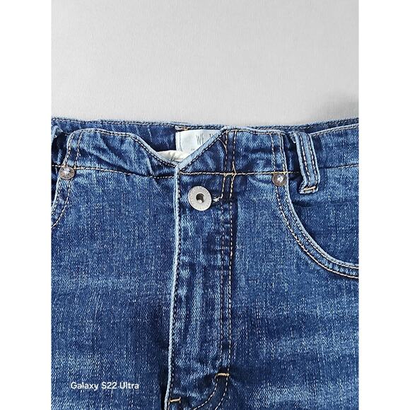 We The Free Womens Denim Skirt Size 26 Micro Mini Bare Back 90s Y2K Concert - Picture 2 of 7